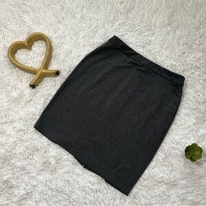 Halogen Dark Grey Pencil Mini Skirt for Work